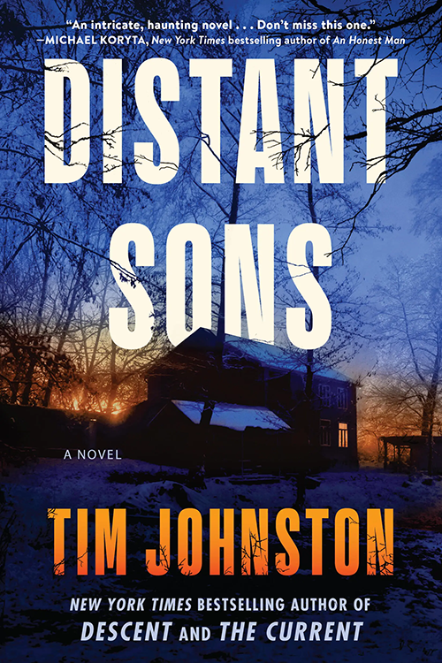 Book Cover of DISTANT SONS by Tim Johnston