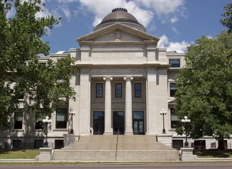 Exterior of the Ola Babcock Miller Building.